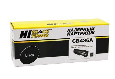 Картридж Hi-Black HB-CB436A, Black