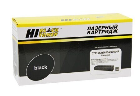 Картридж Hi-Black HB-C7115A / Q2613A / Q2624A, Black